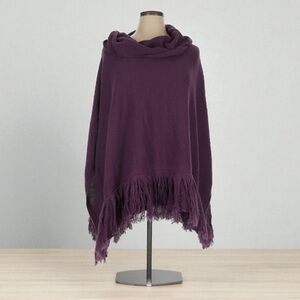Women's Within Burgundy Poncho l SIZE 14